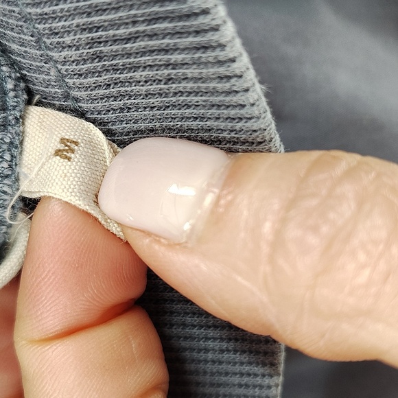 Soft Surroundings Cargo Size Medium pants Blue Gray Side Pockets Elastic Waist - Picture 6 of 11